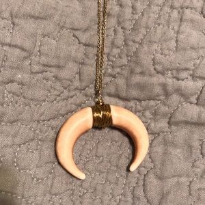 Half Moon Antler Necklace